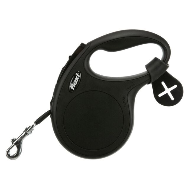 Bajspåsehållare för koppel - Svart