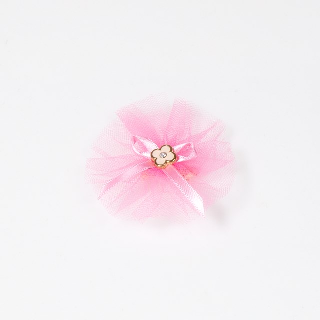 Spets Flower Ribbon Hairpin - VIT