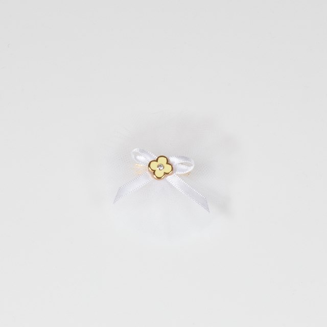 Spets Flower Ribbon Hairpin - VIT