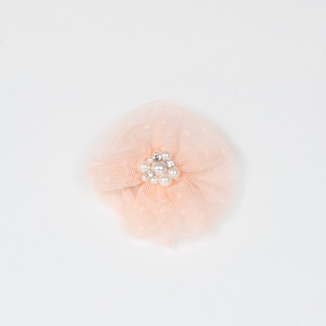 Spets Pearl Hairpin Vit