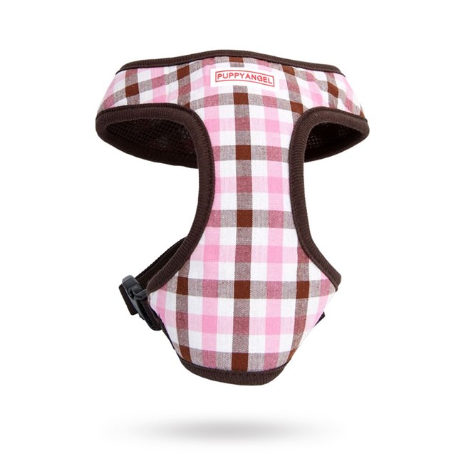 Gingham Girl Brown Sele och Koppel - XL