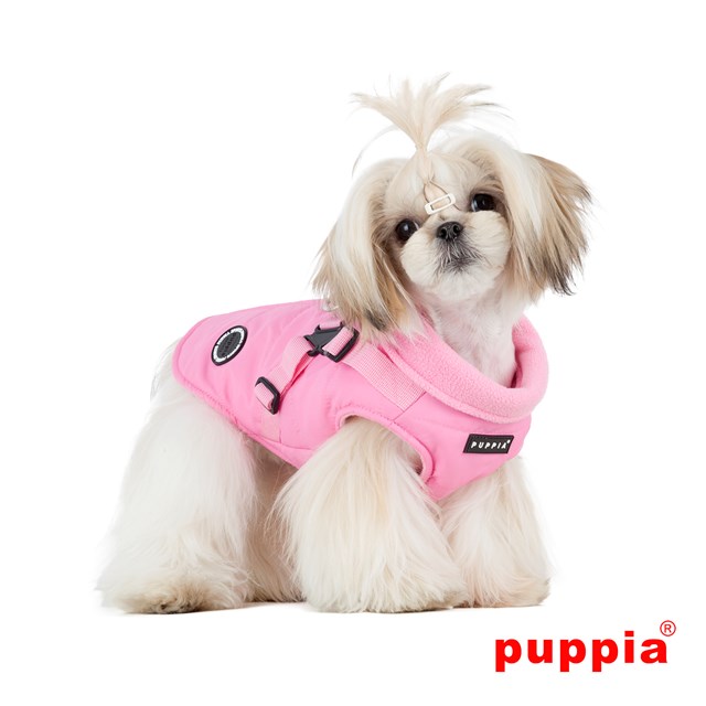 Mountaineer II Pink - Fodrat Hundtäcke med Integrerad Sele