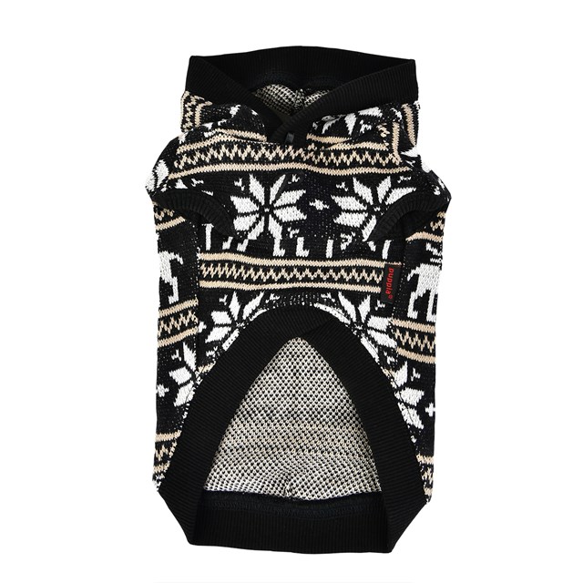 PRANCER - Stickad Hundtröja Med Luva