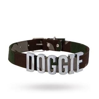 Personligt Hundhalsband 3 Cm - Camo