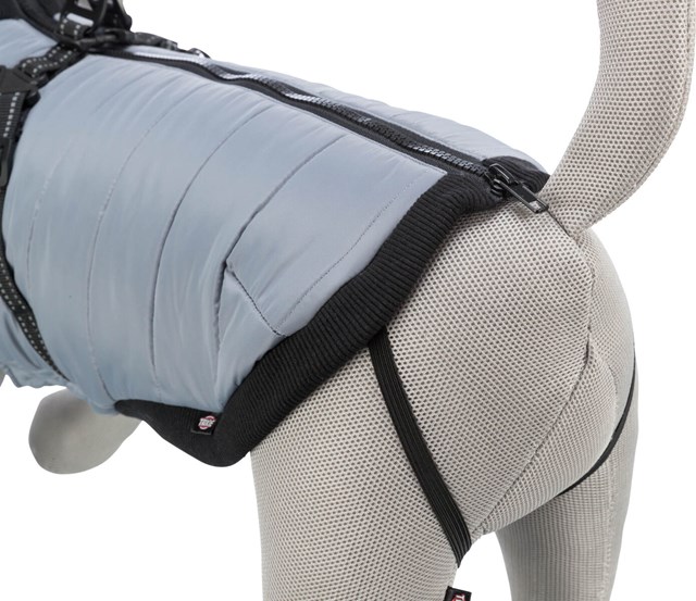 Pontis Hundtäcke med integrerad sele - Grå