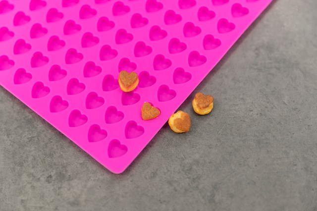 Bakform/Lick´n´Snack Slickmatta 38×28 cm - Hjärtan