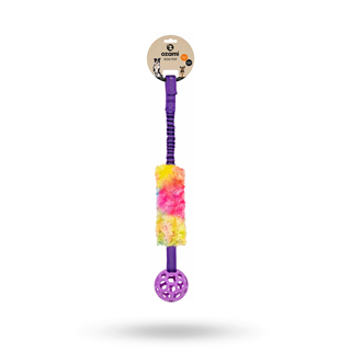 Play-n-tug Unicorn Kampleksak Med Kort Fuskpäls Och Boll 65 Cm