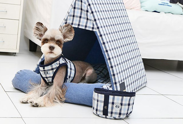 Neil Round Portable Bowl - Navy