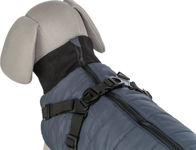 Pontis Hundtäcke med integrerad sele - Blå