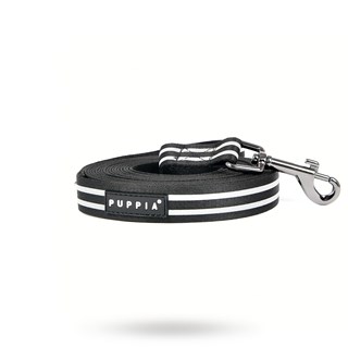 Night Safety Long Lead - Svart Reflexkoppel 3 M