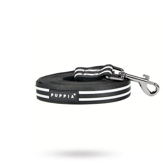 Night Safety Long Lead - Svart Reflexkoppel 5 m