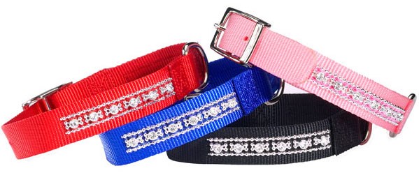 ESC Rhinestone Collar - RÖD