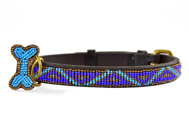 Skinny Halsband Kabaka Blue