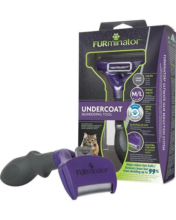 Furminator DeShedding Tool För Katt - Kort päls