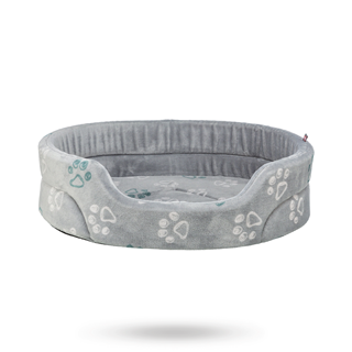 Jimmy Soft Bädd Oval - Ljusgrå