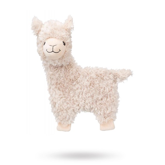 Lama 40 cm - Mjuk hundleksak med prasslig insida