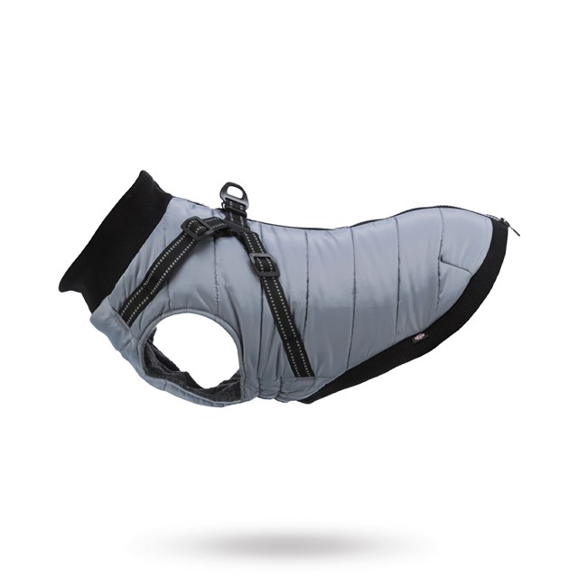Pontis Hundtäcke med integrerad sele - Grå