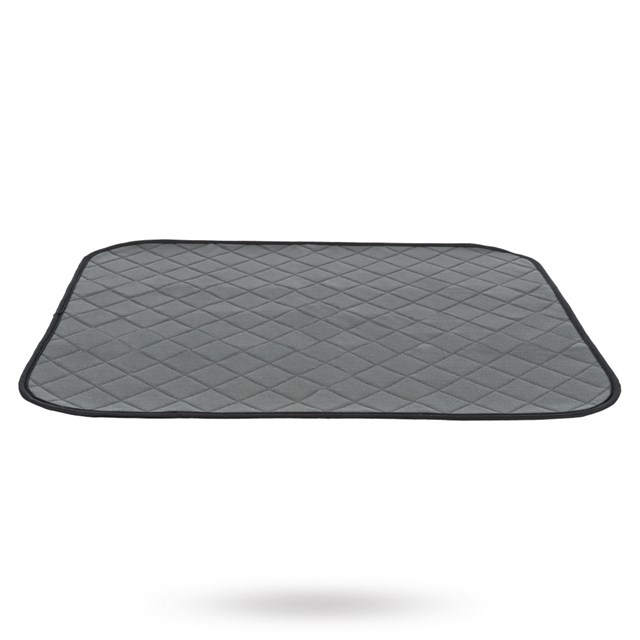 Tvättbar Valpmatta 40 × 60 cm - Grå