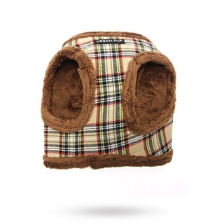 Luxury Fur Lined Brown Tartan - Hundsele