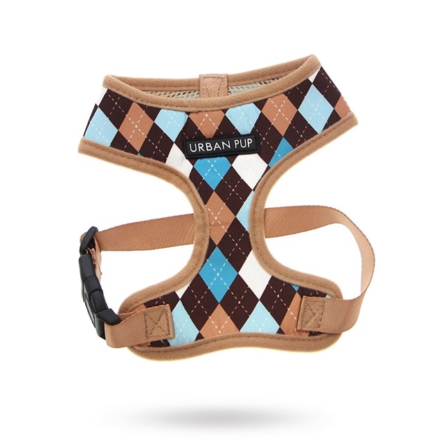 Brown & Blue Argyle - Hundsele
