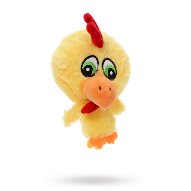 Atomic Chicken Plush & Squeaky Hundleksak