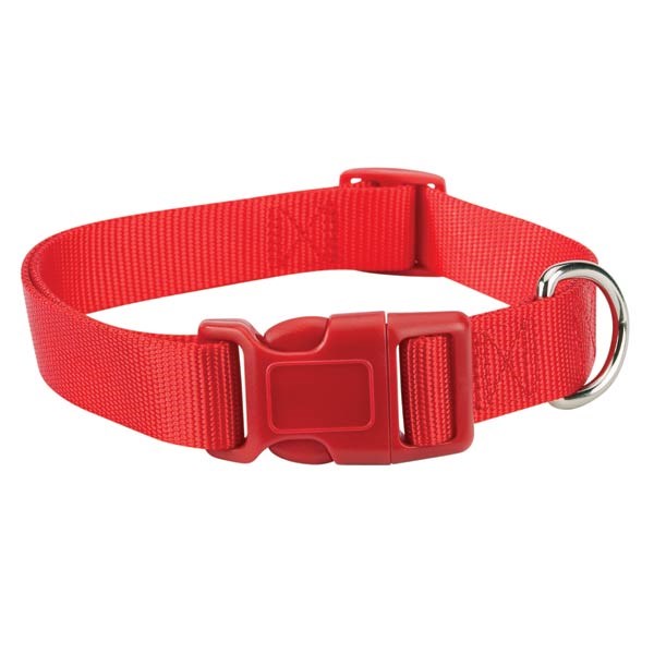 Nylon Halsband Röd XL